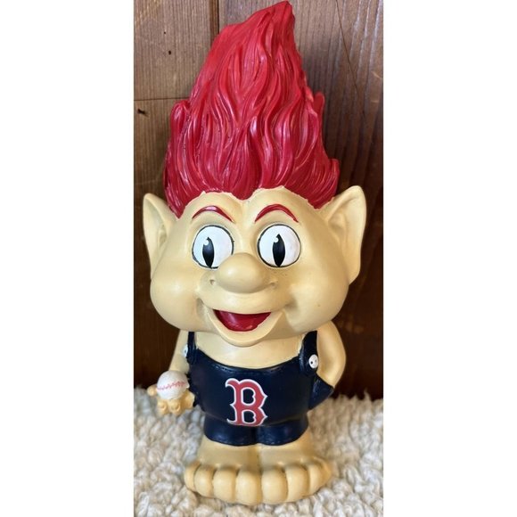 BOSTON RED SOX MLB Team Troll Baseball Ceramic Doll Forever Collectibles - Picture 1 of 5